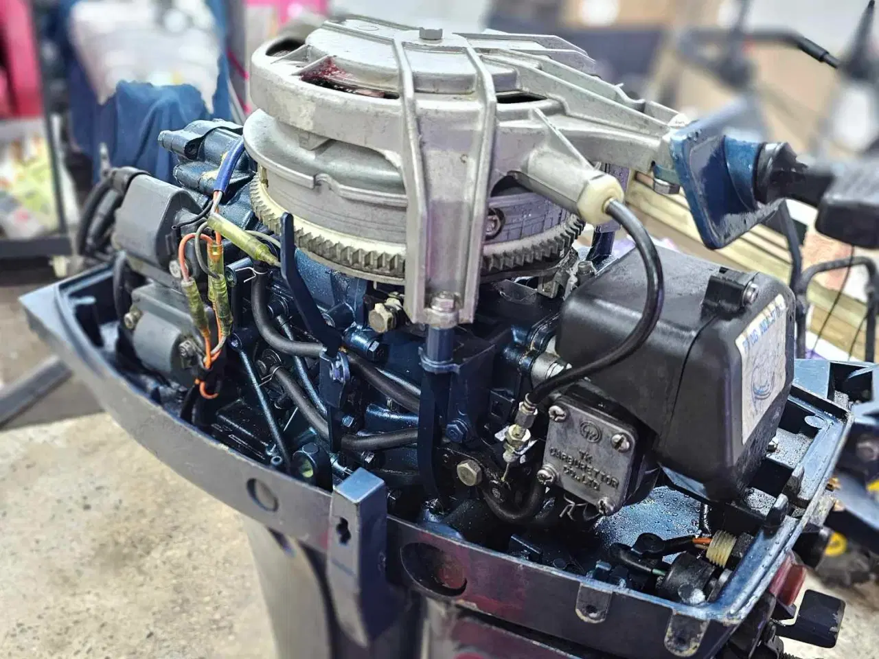 Billede 7 - Yamaha 9,9 Hk 2 takt Bund solid motor!