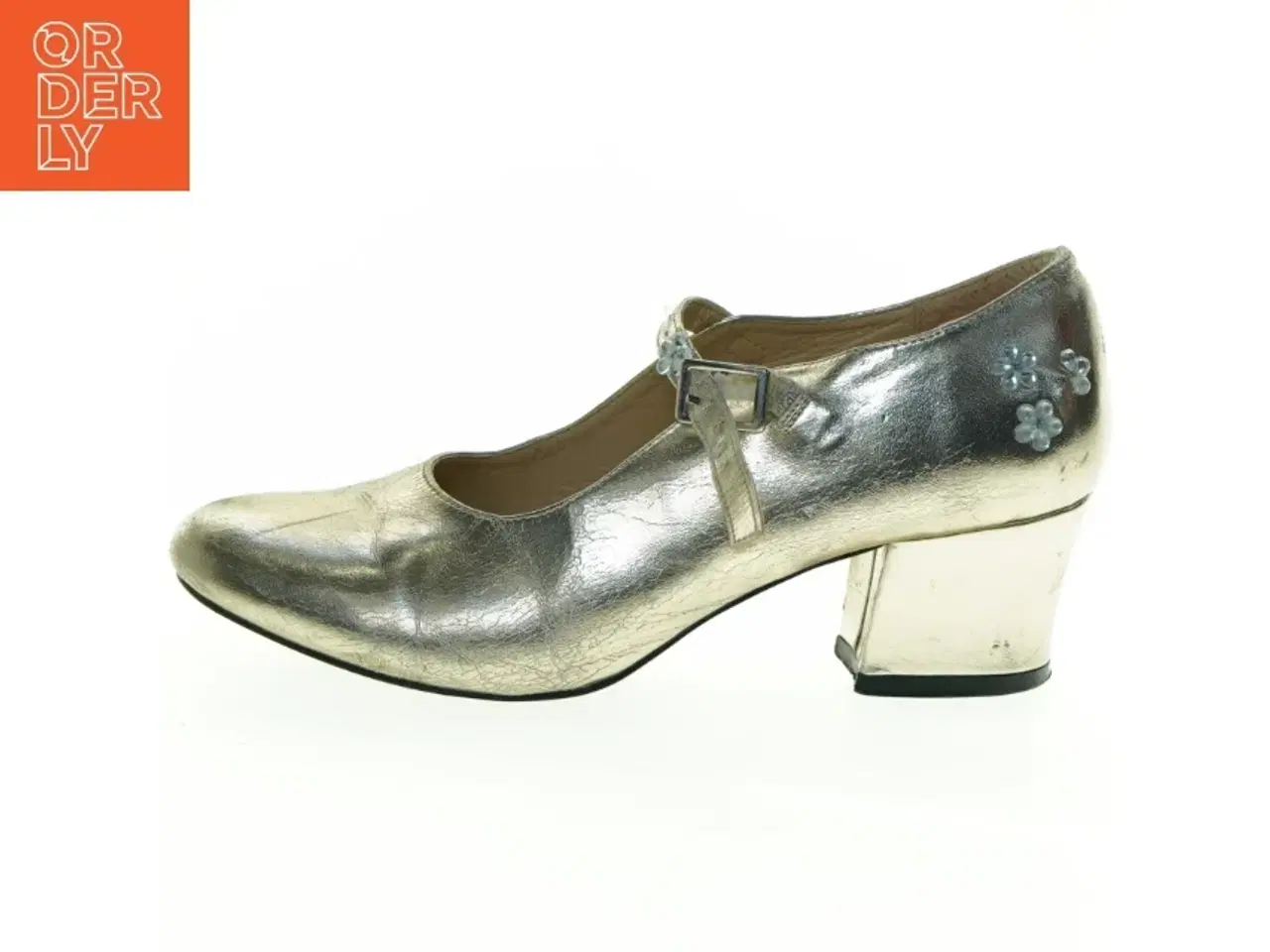 Billede 2 - Guldsko med hæl fra Souza (str. 33)