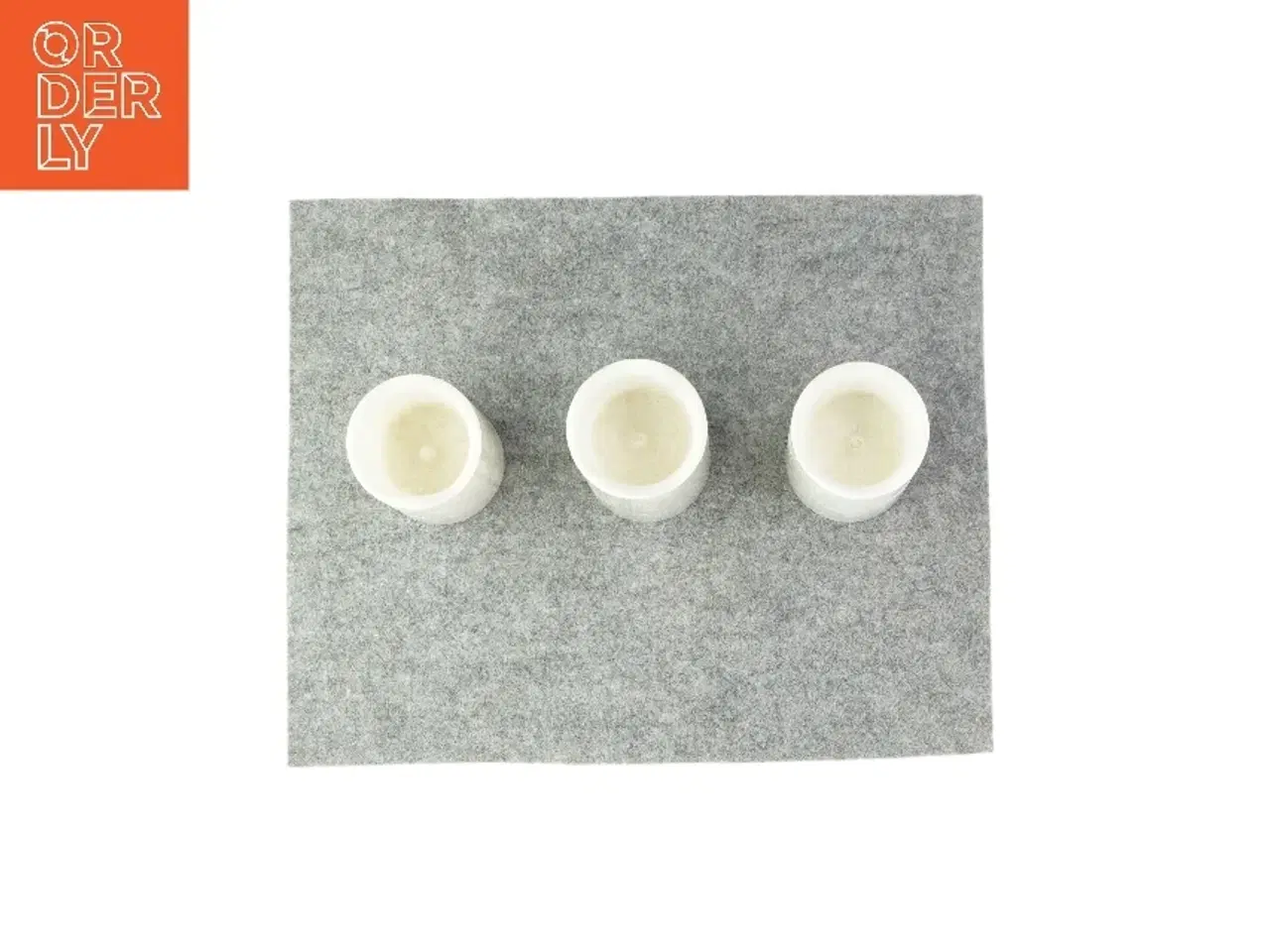 Billede 4 - LED Bloklys (3 stk) fra Clas Ohlson (str. Ø:7/H: 13, 15 og 10 cm)