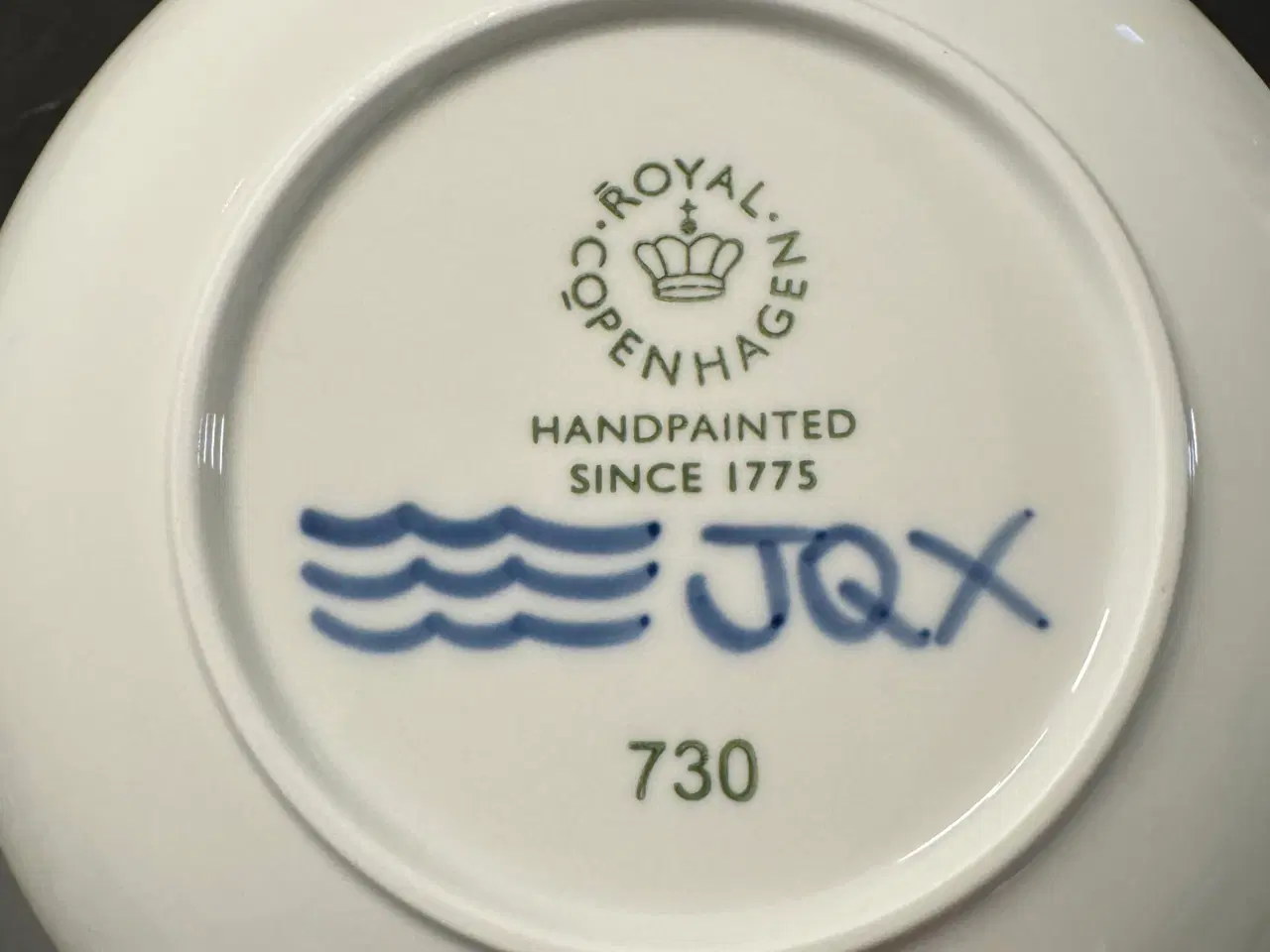 Billede 2 - Royal Copenhagen sort mega riflet