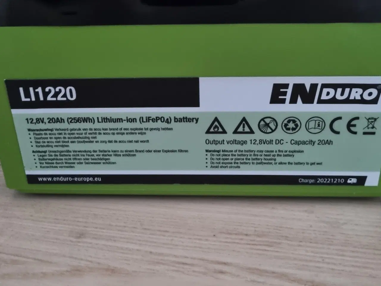Billede 3 - 20Ah ENDURO batteri med lader