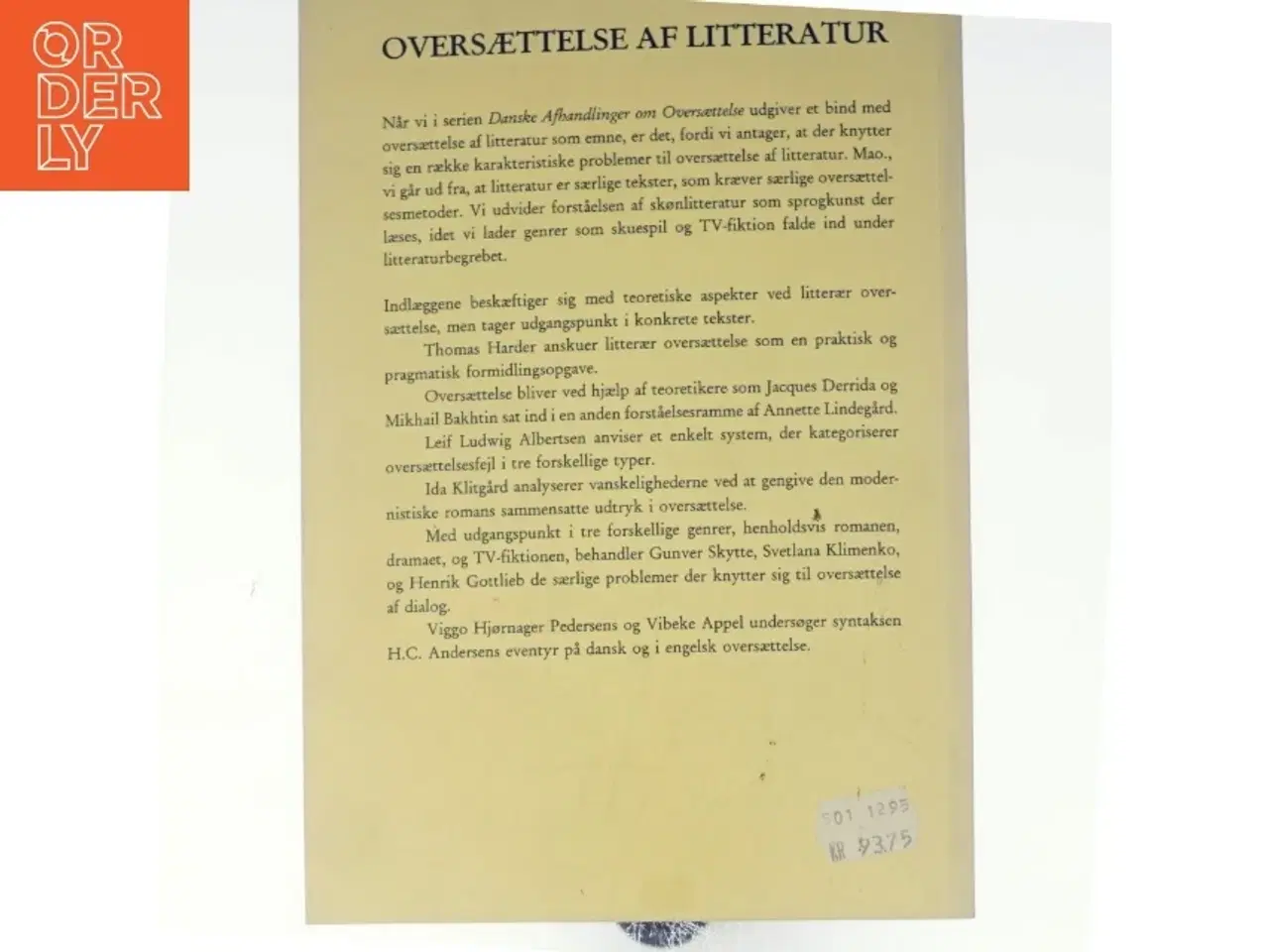 Billede 3 - Oversættelse af Litteratur
