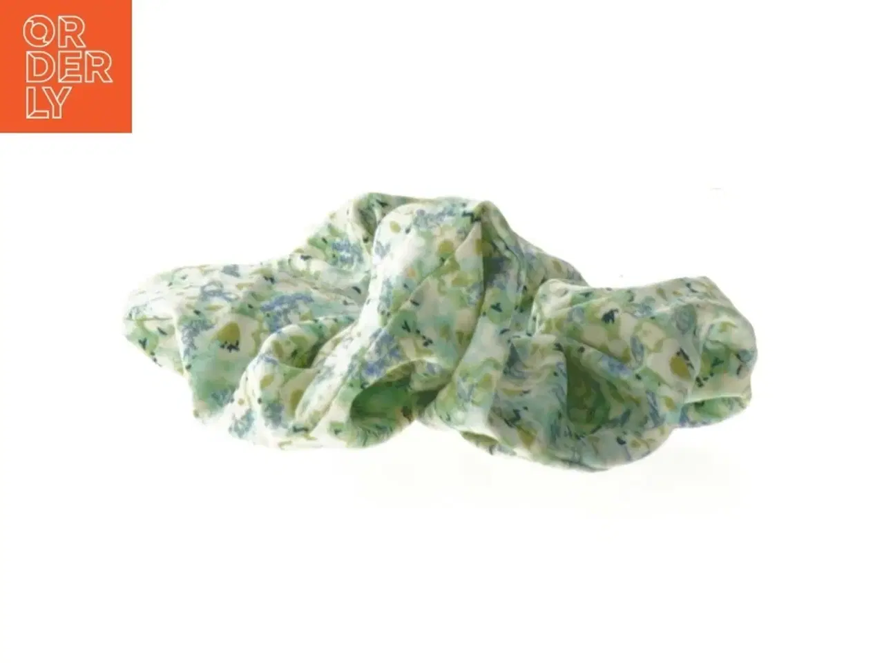 Billede 3 - Hårscrunchie med blomstermønster (str. Ø 12 cm)