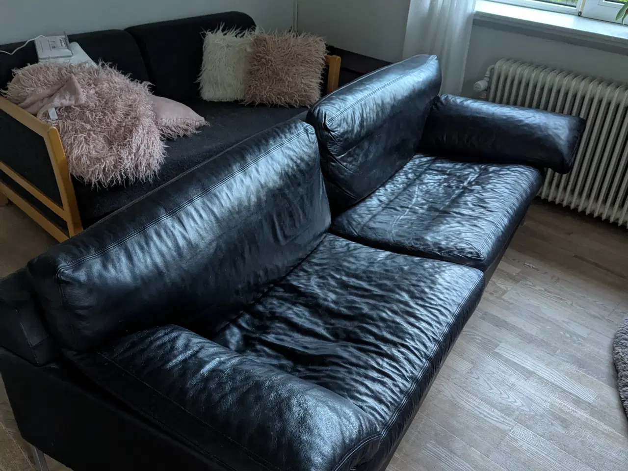 Billede 1 - Gratis lædersofa 