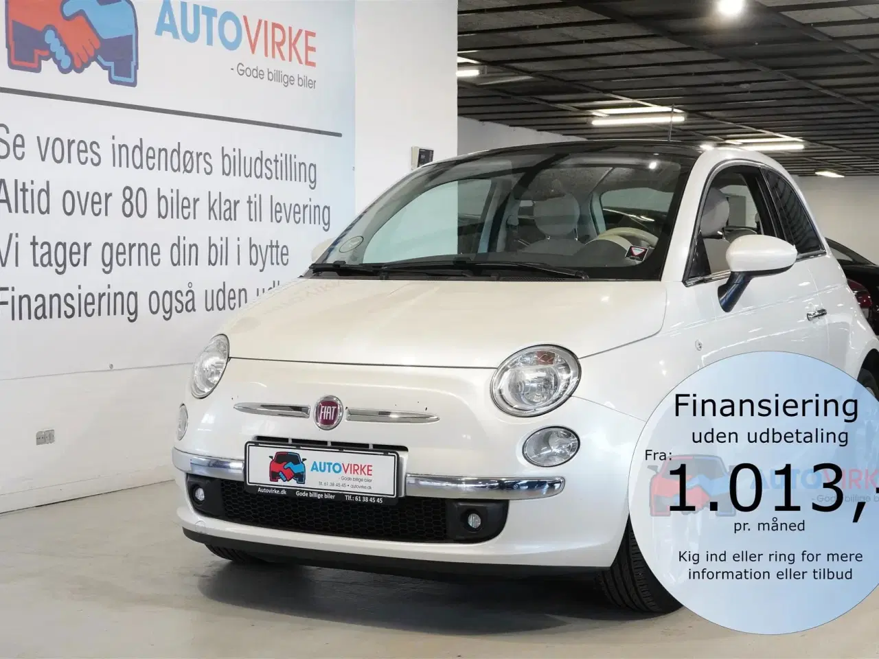 Billede 1 - Fiat 500 1,2 Lux 69HK 3d