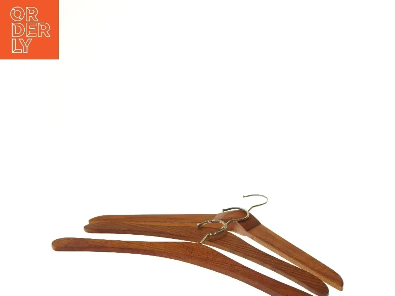 Billede 2 - VintageTøj bøjler af Teak træ (str. 46 cm)