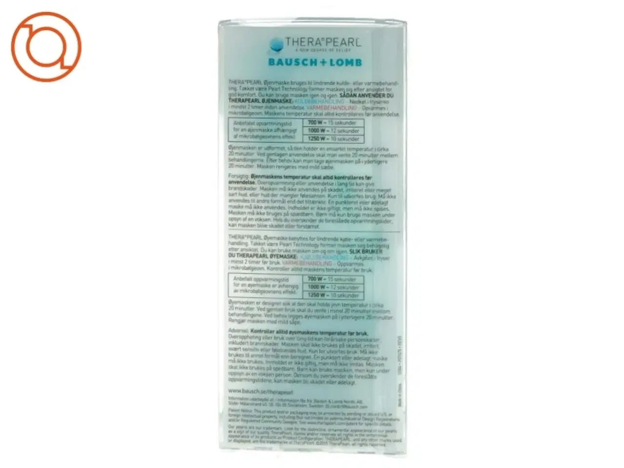 Billede 2 - Øjenmaske fra Therpearl (str. 15 cm)