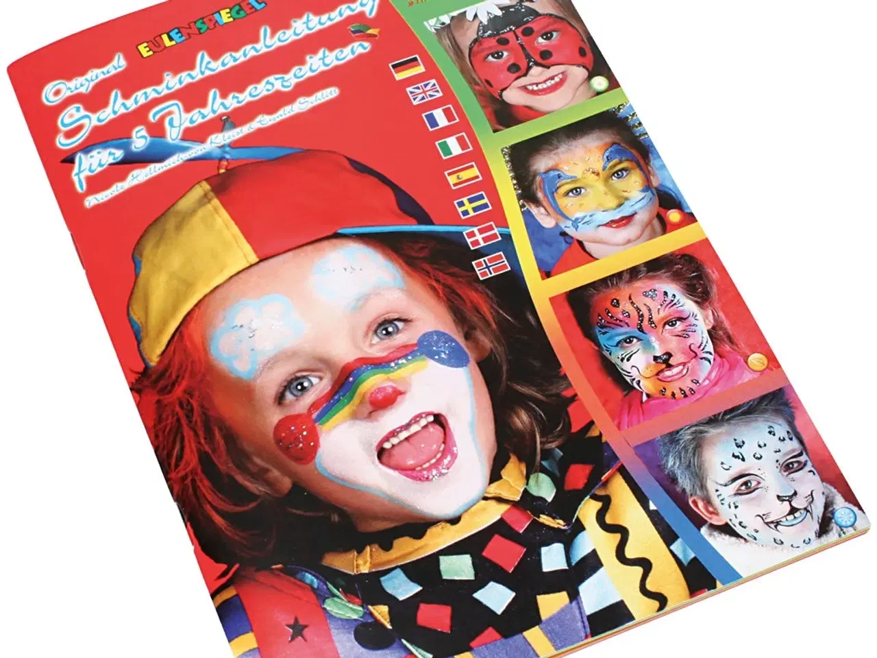 Billede 1 - Eulenspiegel Sminkehæfte, 19 masker, 1 stk.