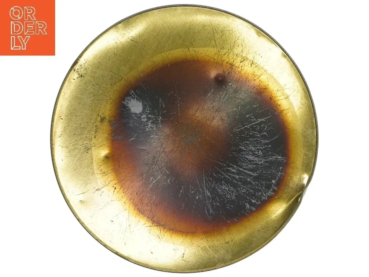 Billede 6 - Rund dåse med fuglemotiv (str. Ø 23,5 cm højde 10,5 cm)