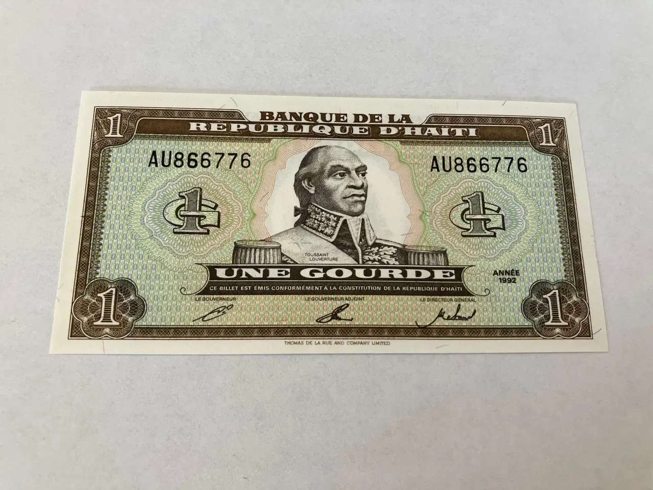 Billede 1 - 1 Gourde Haiti 1992