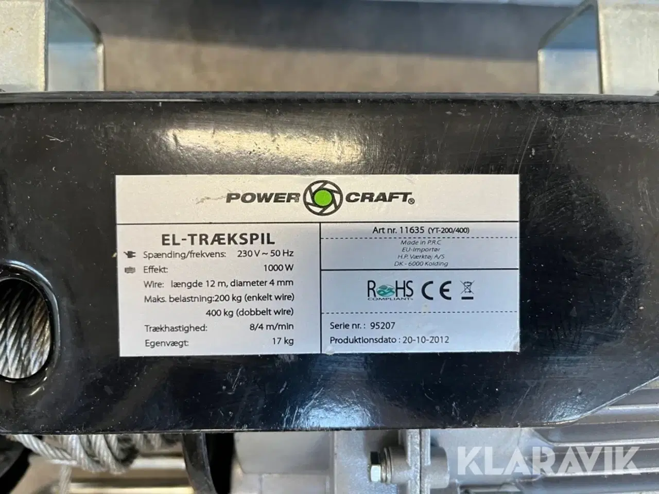 Billede 4 - El-trækspil Power craft med wire