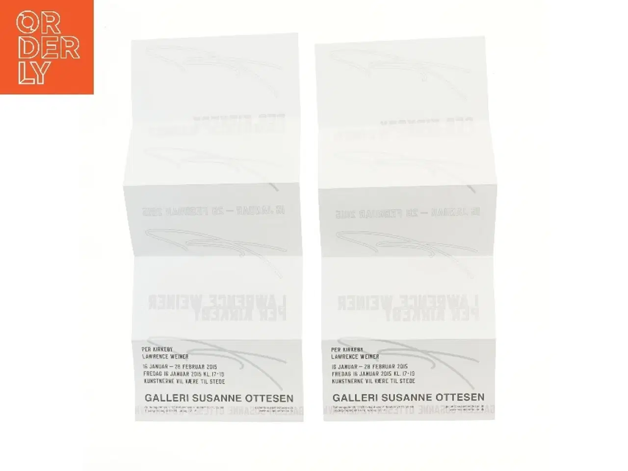 Billede 2 - Kunstudstillingsplakat (str. 52x21 cm)