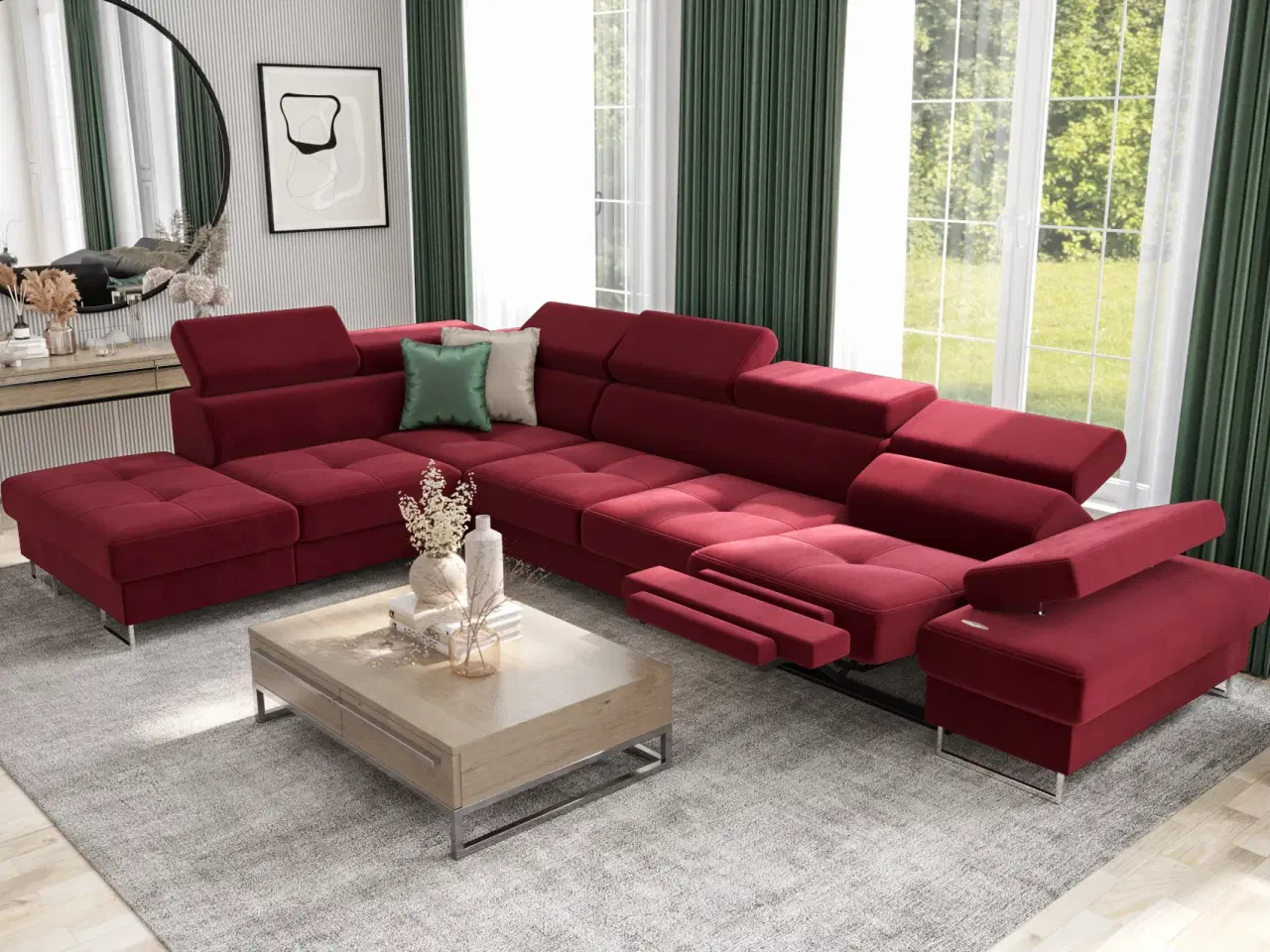 Billede 7 - GALAKSE RELAX HJØRNESOFA  225X350 CM