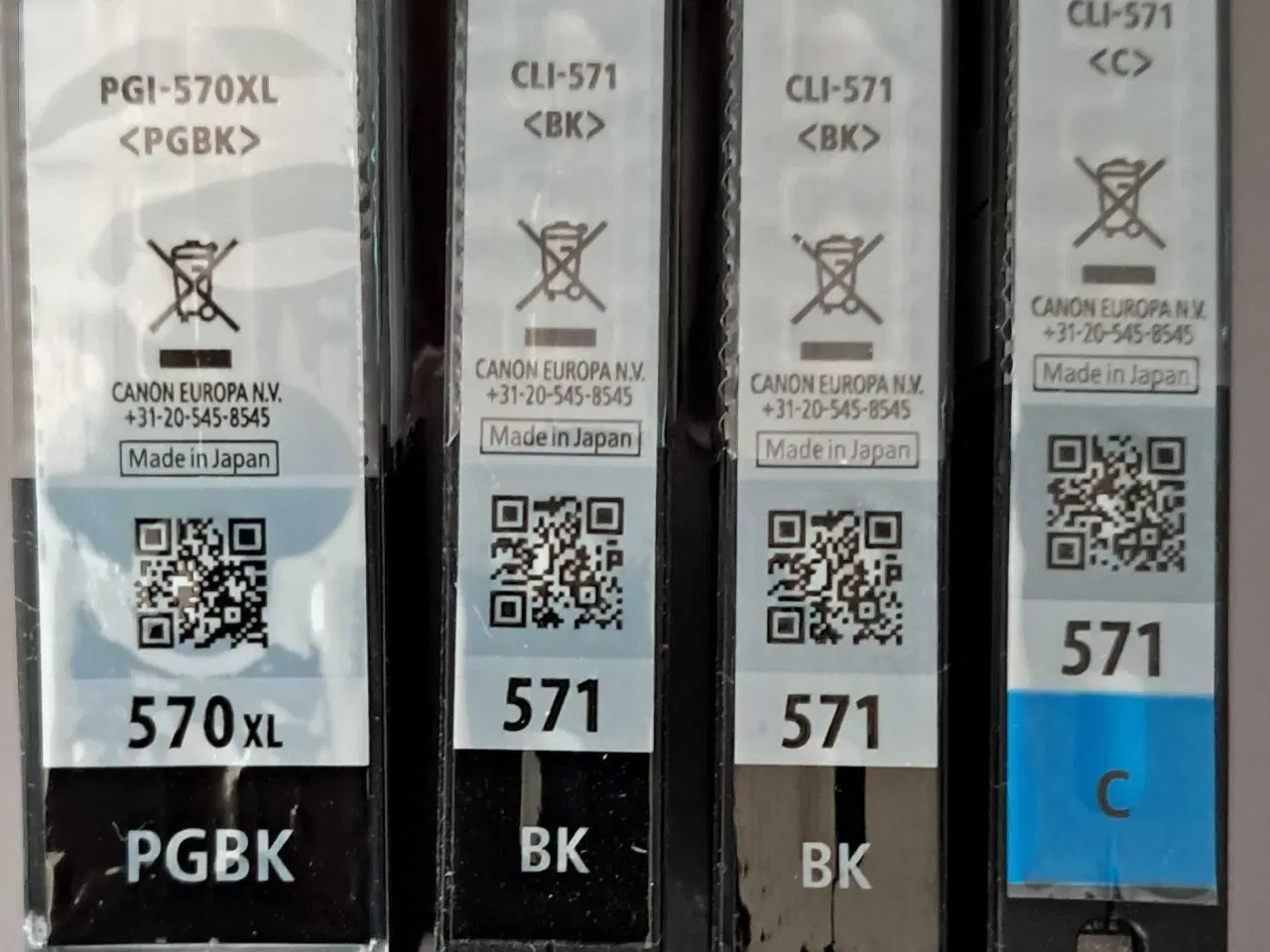 Billede 1 - Originale Canon blækpatroner