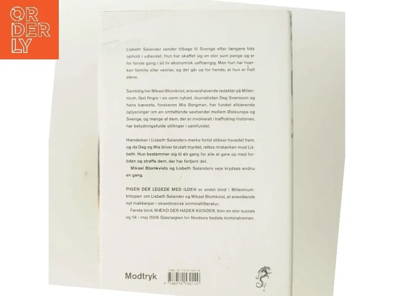 Billede 3 - Pigen der legede med ilden af Stieg Larsson (Bog)