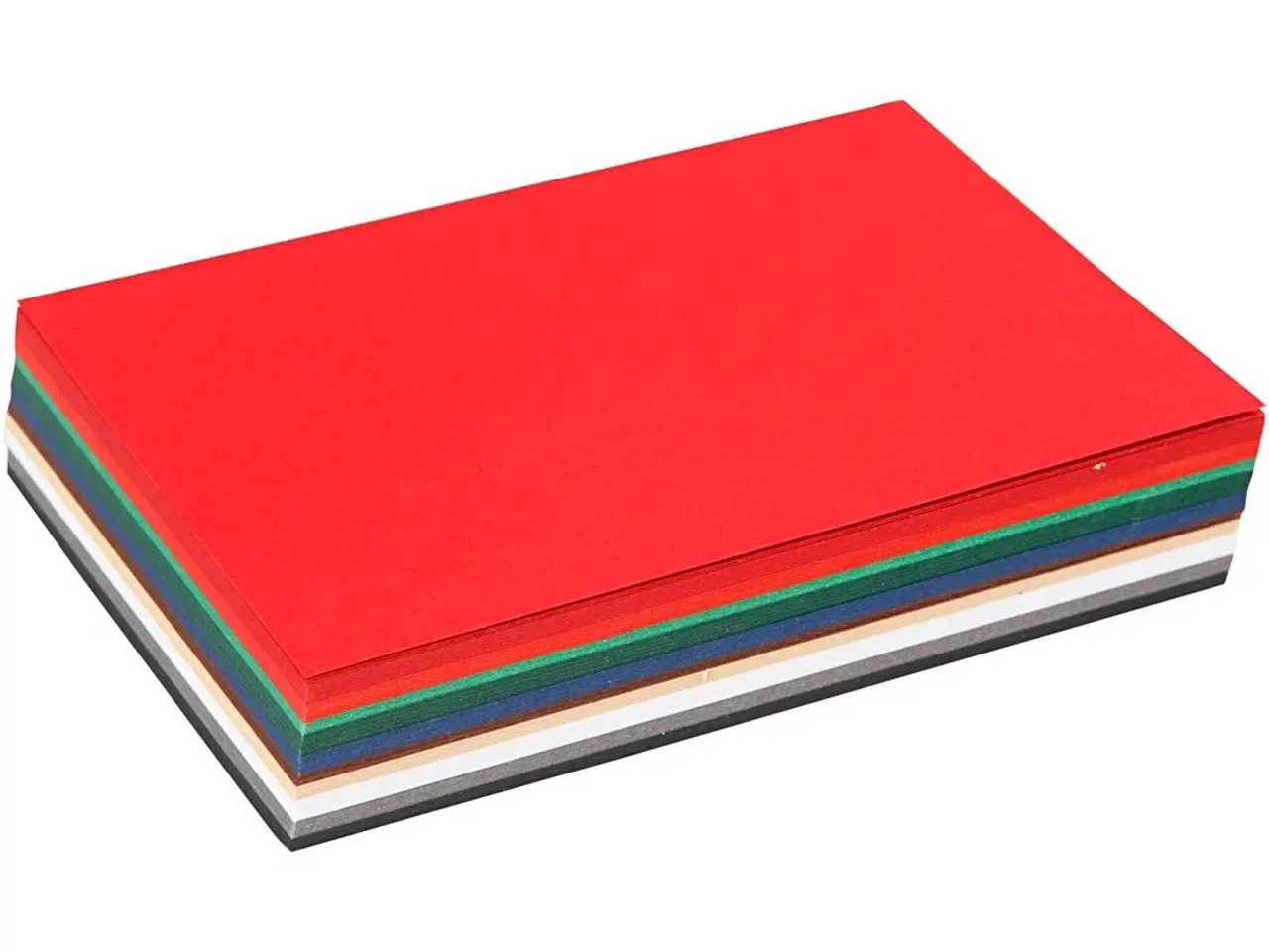 Billede 1 - Julekarton, A6, ark 105x148 mm, 180 g, ass. farver, 120ass. ark/ 1 pk.