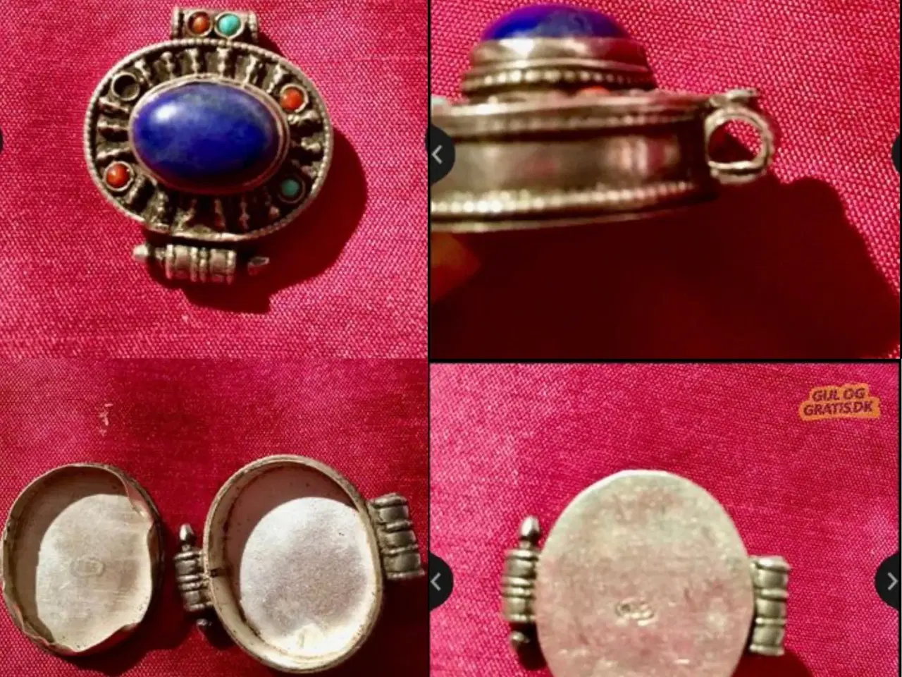 Billede 10 - Diverse smykker i ægte sølv og sten