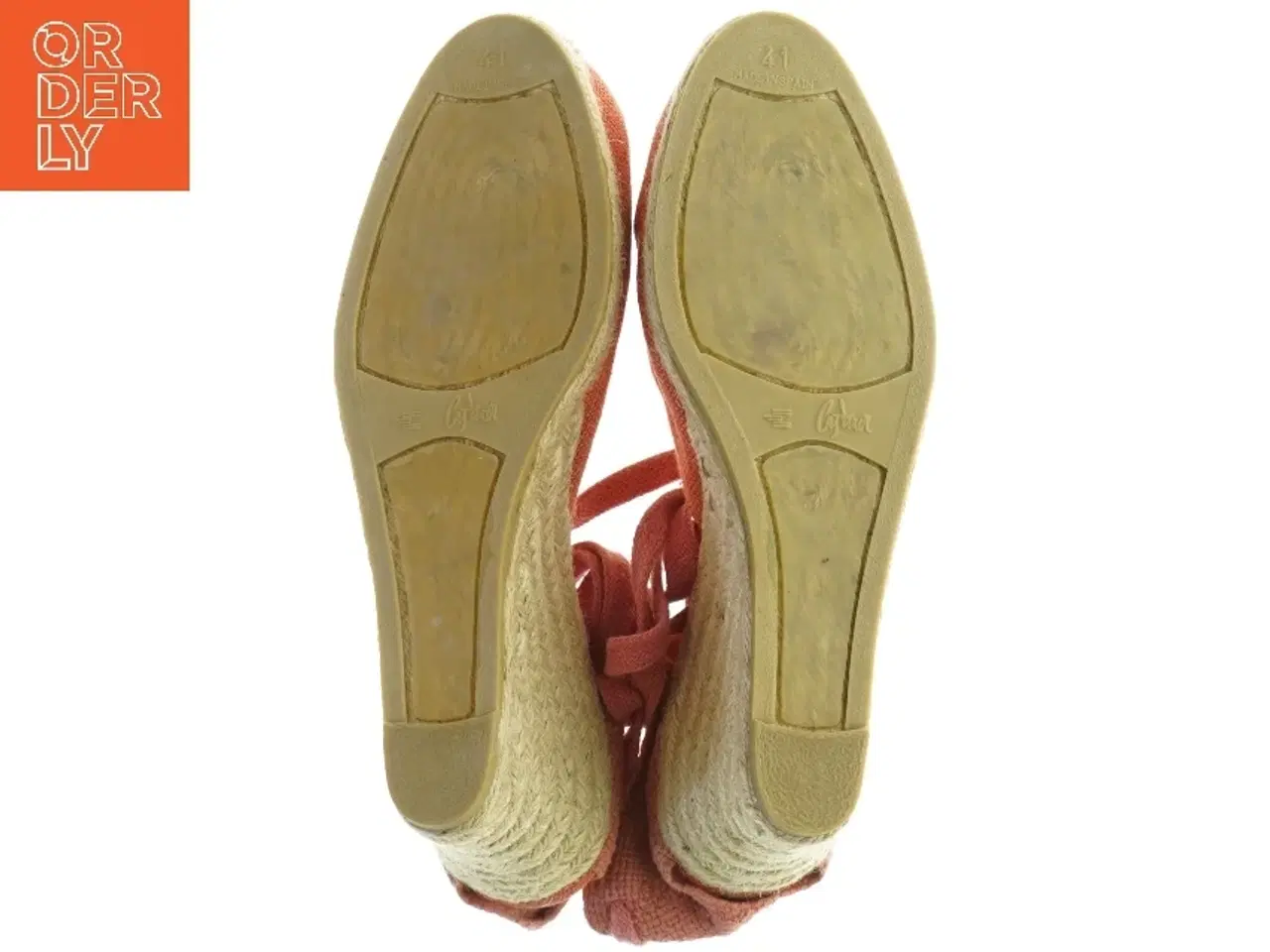 Billede 3 - Espadrilles med kilehæl (str. 41)