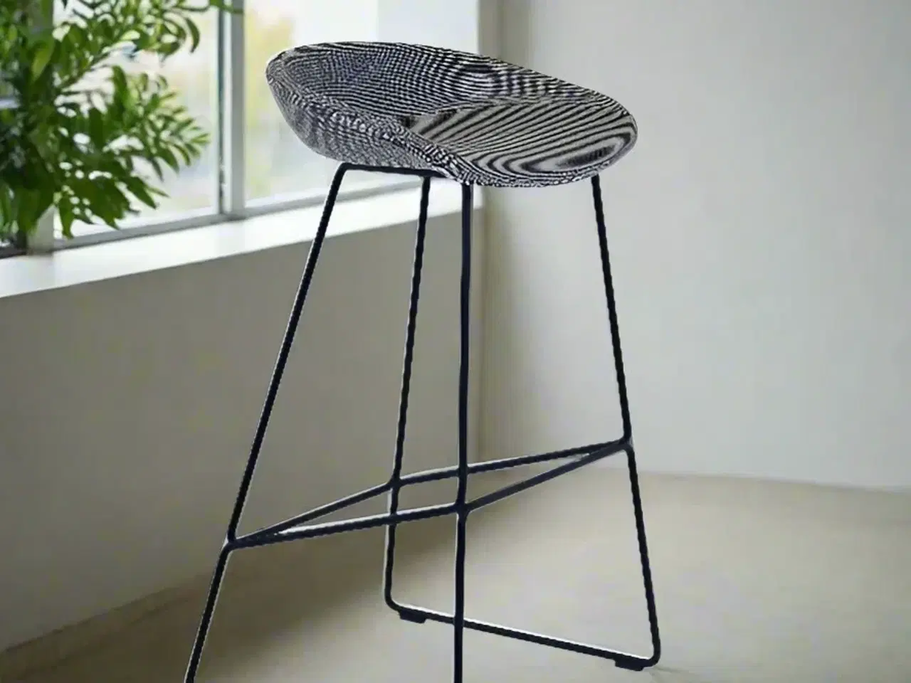 Billede 2 - HAY AAS 38 Barstol – Grå SH 75 cm