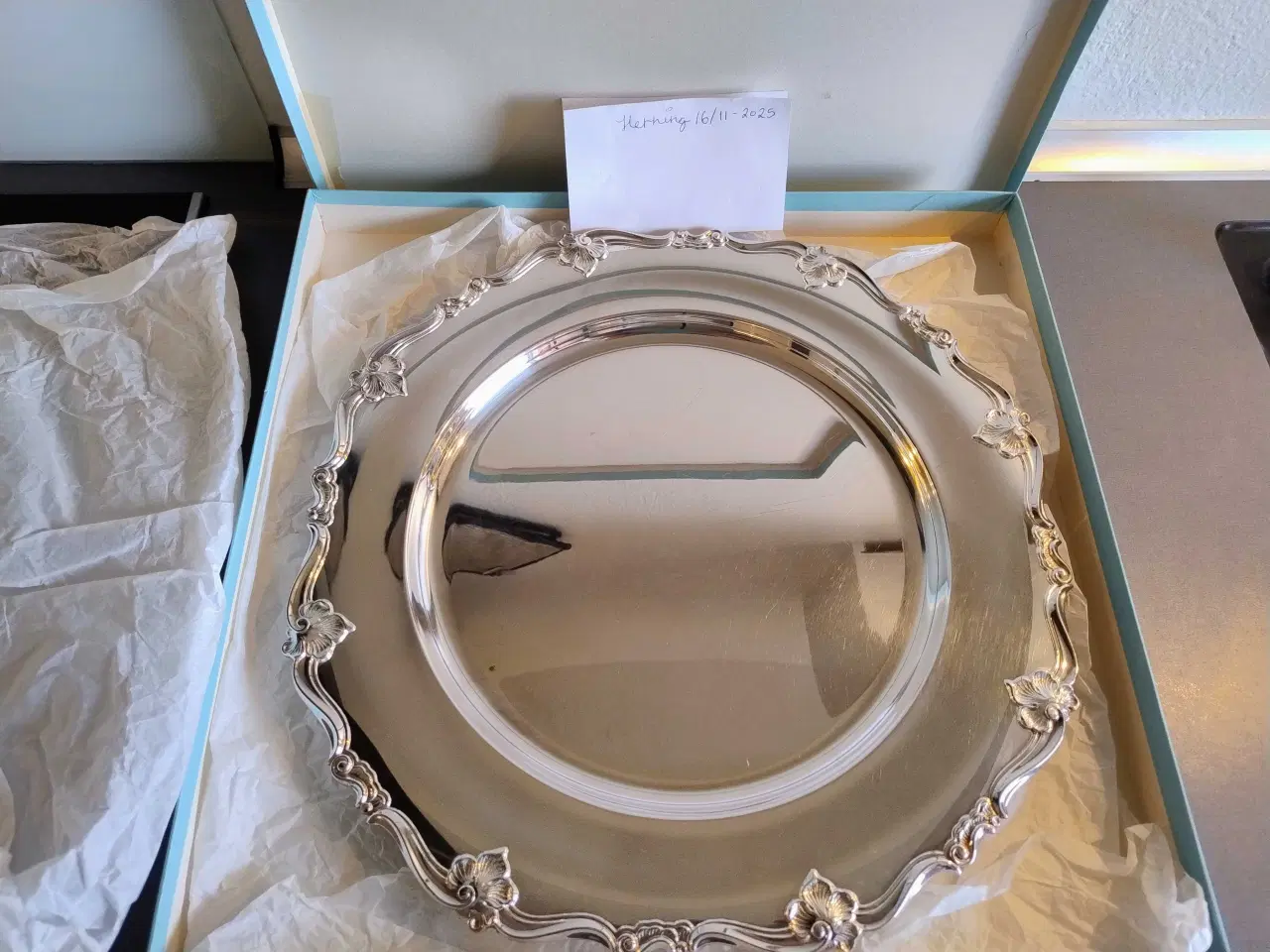 Billede 5 - Sølv fad Georg Jensen 