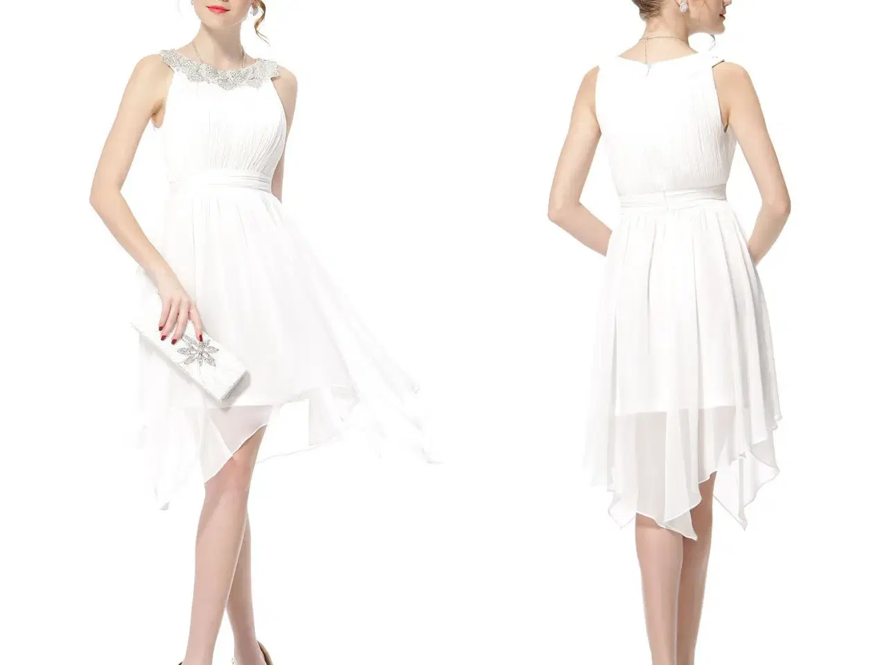 Billede 1 - smuk hvid/off white kjole