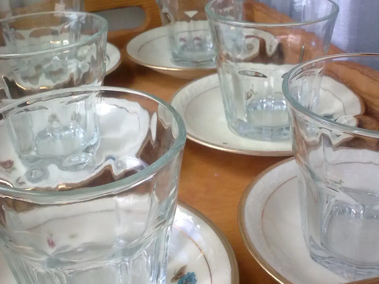 Billede 2 - Kaffe café Varm Kakao glas evt. bakke 6 eller 2