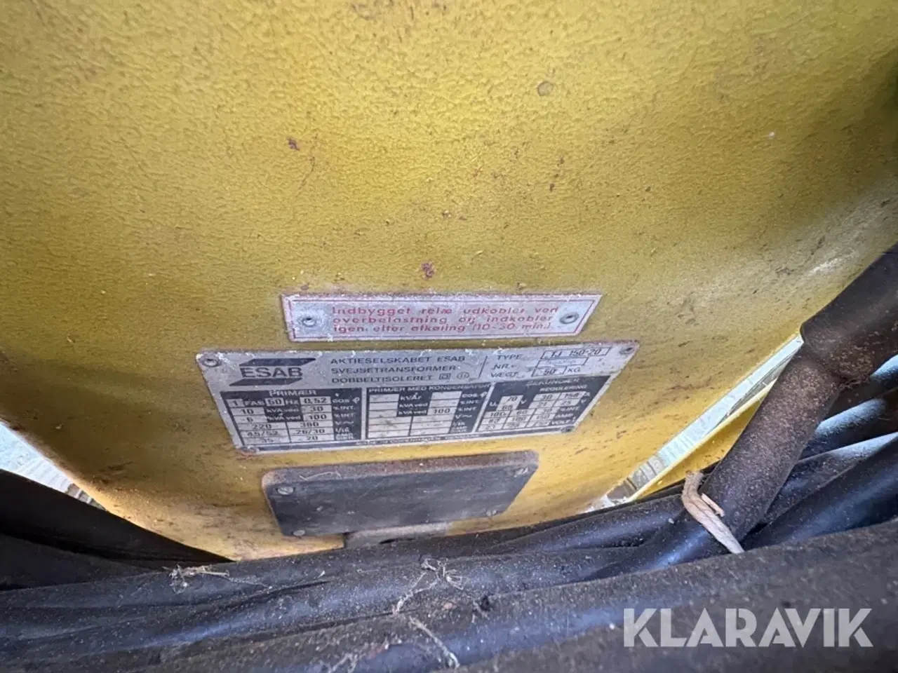 Billede 6 - Elektrodesvejser Esab Tj150