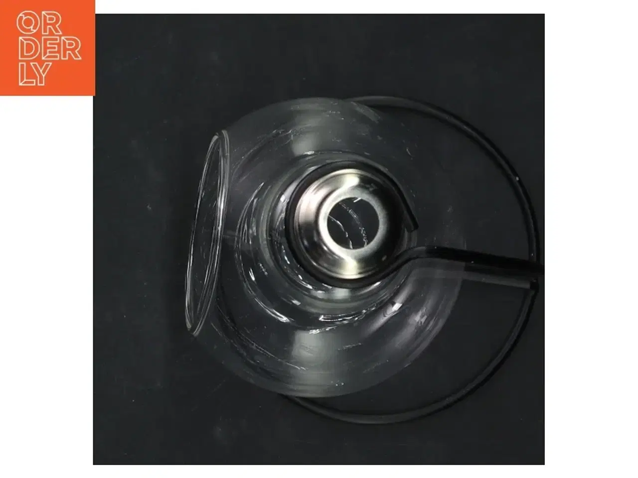 Billede 3 - Lille Pæreformet glaskrukke (str. 17x10 cm)