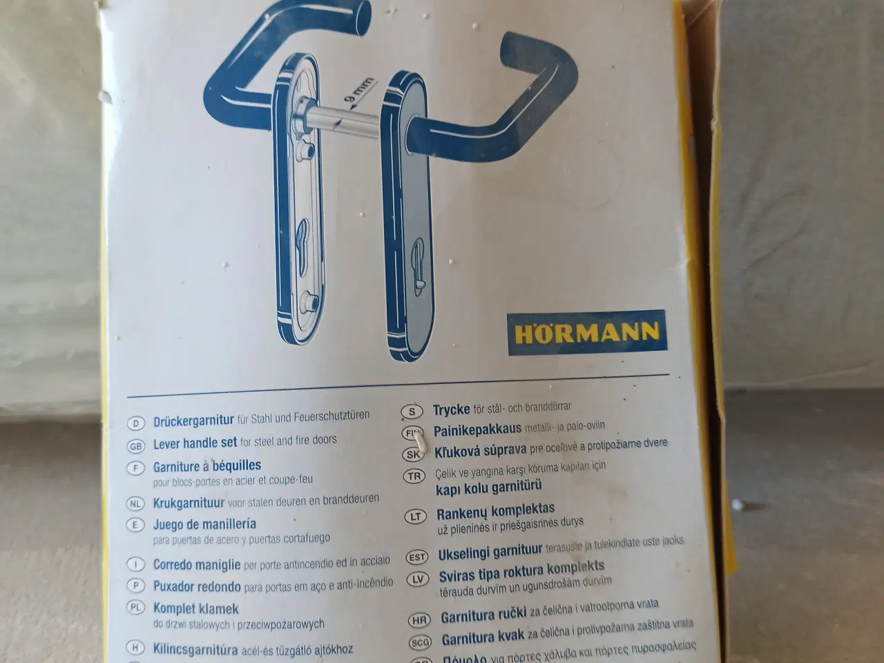 Billede 2 - Dør Sikkerhedsdør galvaniseret stål 