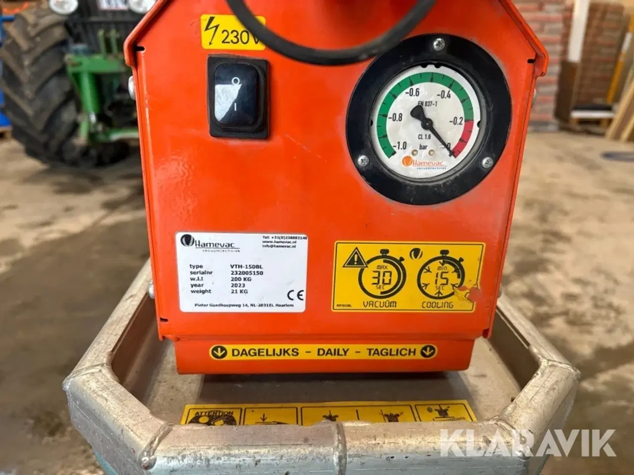 Billede 10 - Vakum løfter Hamevac Vth-150