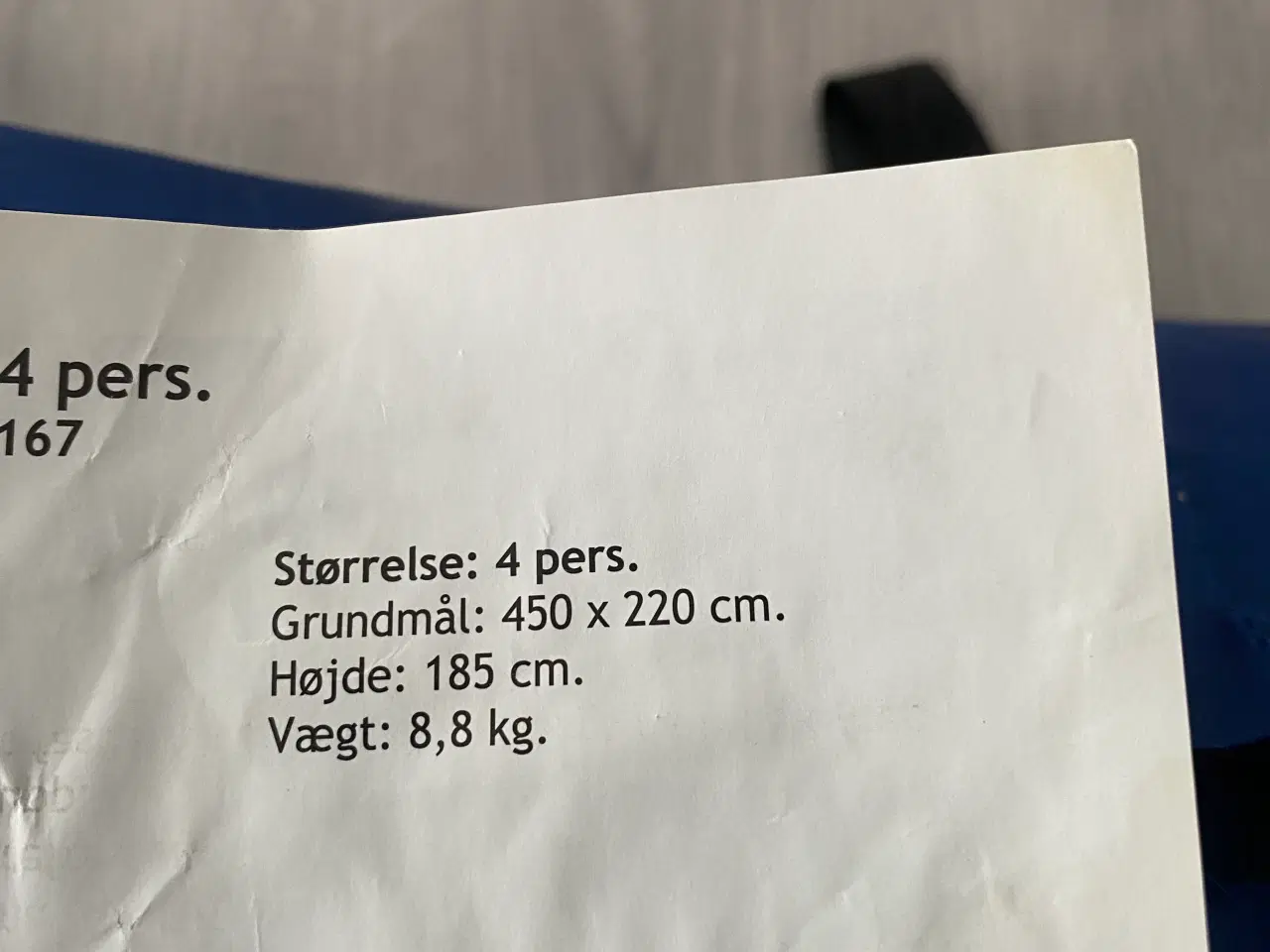 Billede 5 - Nakano familietelt til 4 personer. 
