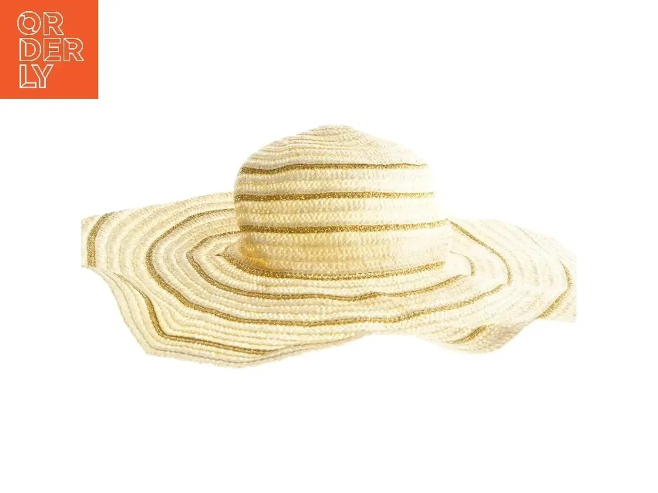 Billede 1 - Stråhat med bred skygge (str. Ø 21 cm)