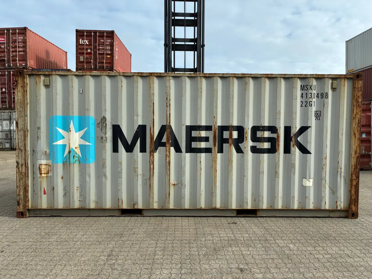 Billede 3 - 20 fods Container- ID: MSKU 413049-8