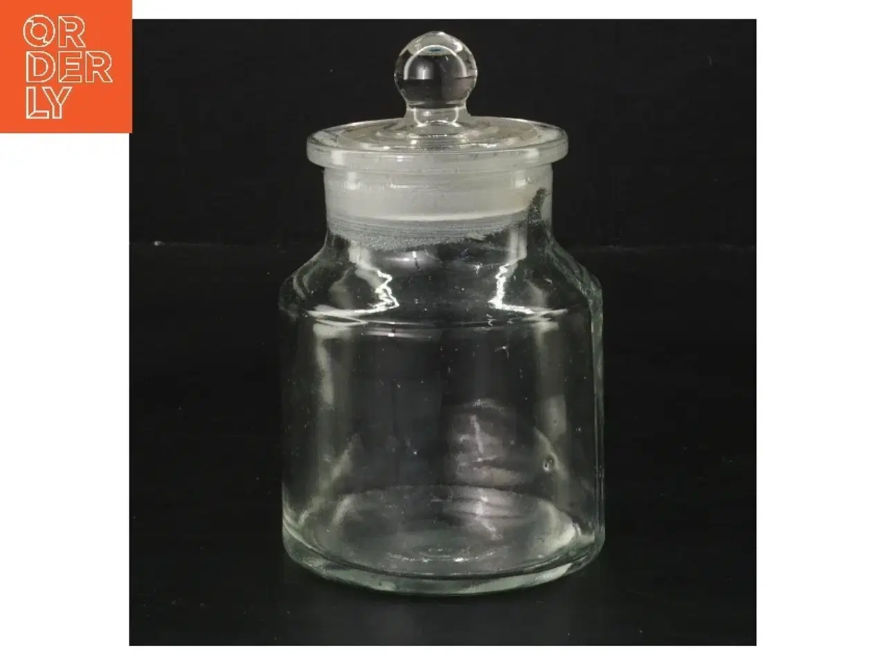 Billede 1 - Glasbeholder med låg (str. 13 cm)