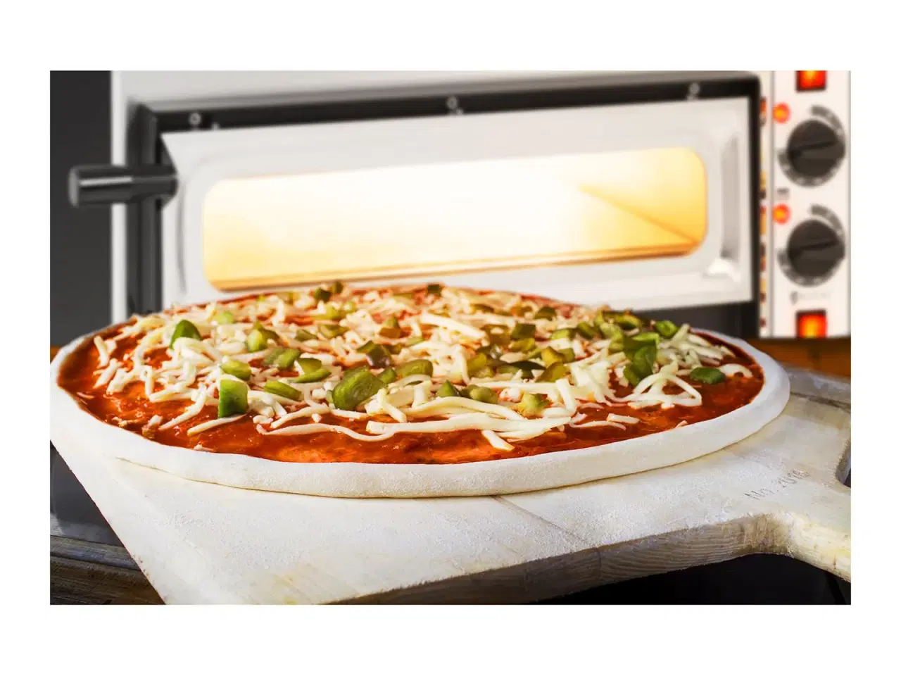 Billede 5 - Pizzaovn – dobbelt – 2 x pizzadiameter 32 cm