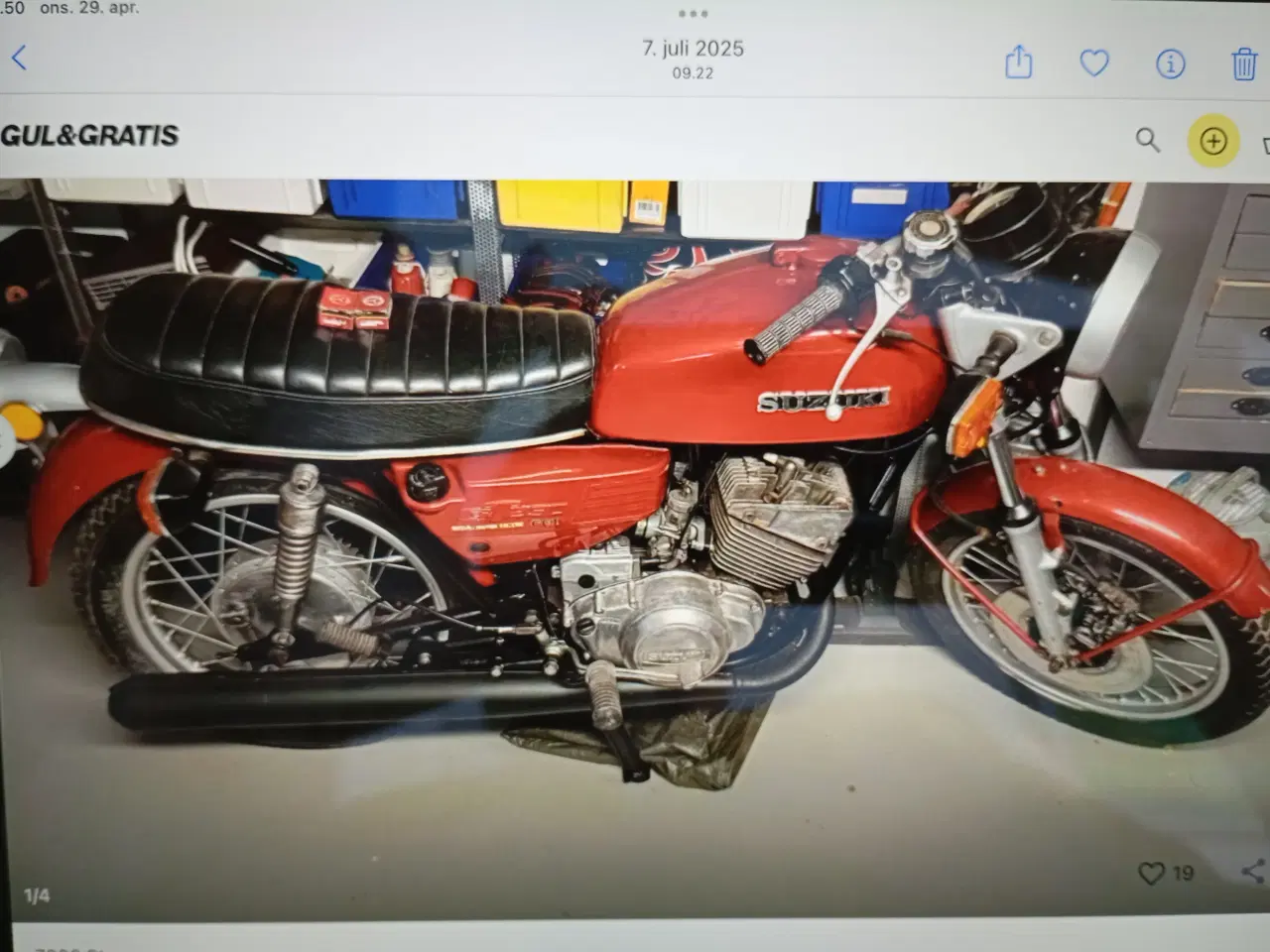 Billede 1 - Suzuki GT 250