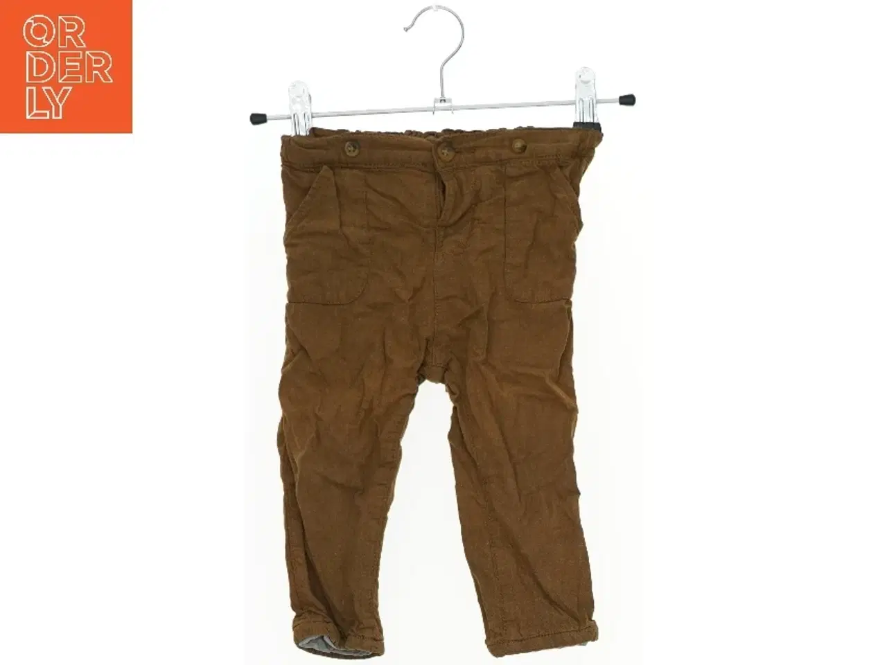 Billede 1 - Brune fløjsbukser til børn fra H&M (str. 80)