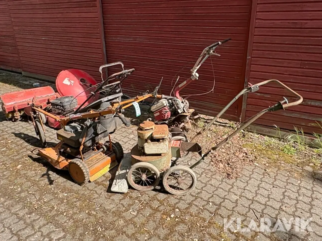 Billede 4 - Lot med havemaskiner Honda, briggs&stratton, Billy goat, med flere G28, KD50