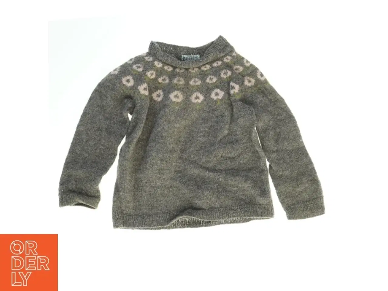 Billede 2 - Strikket sweater (str. Bryst, 30 cm. længde. 33. cm)