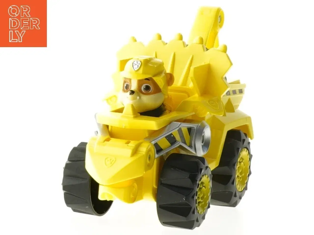 Billede 1 - Gult legetøjs-køretøj med figur fra Paw Patrol (str. 13x20x8 cm)