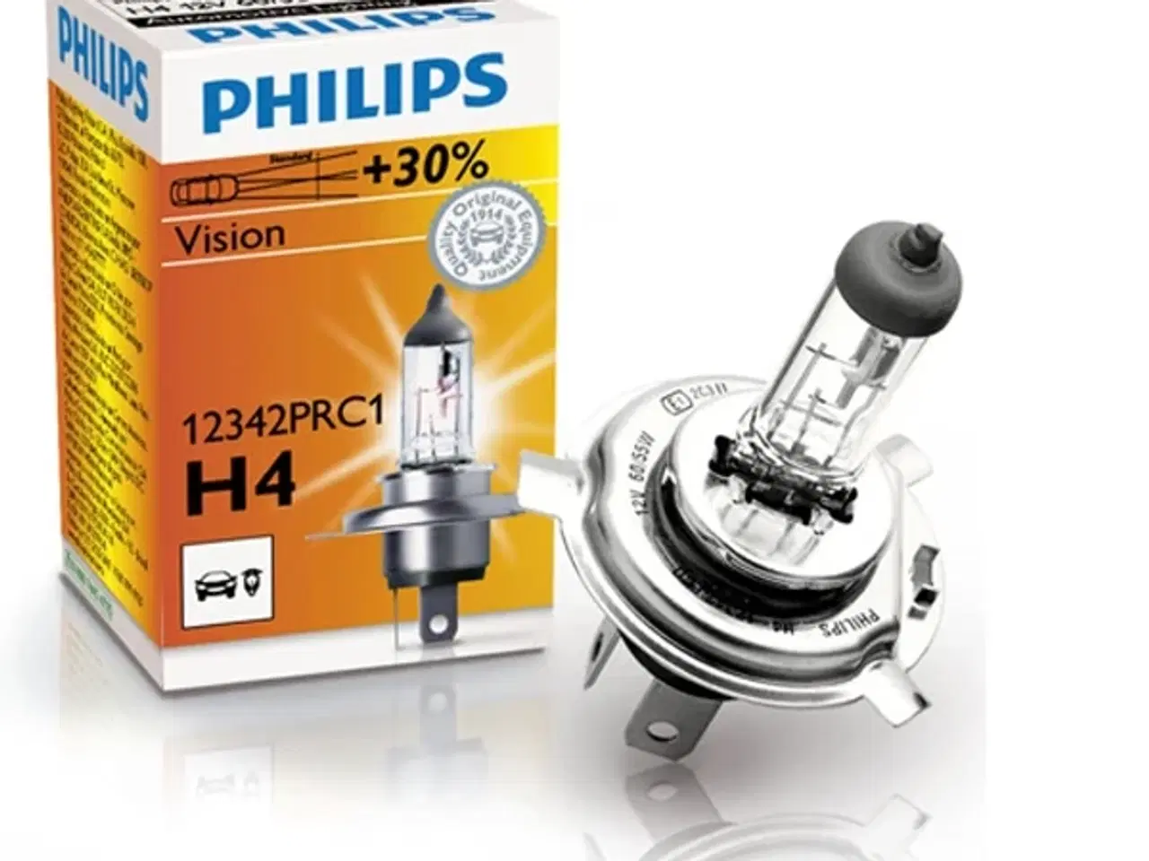 Billede 1 - Philips Vision H4 60/55W 12V - 1 stk.