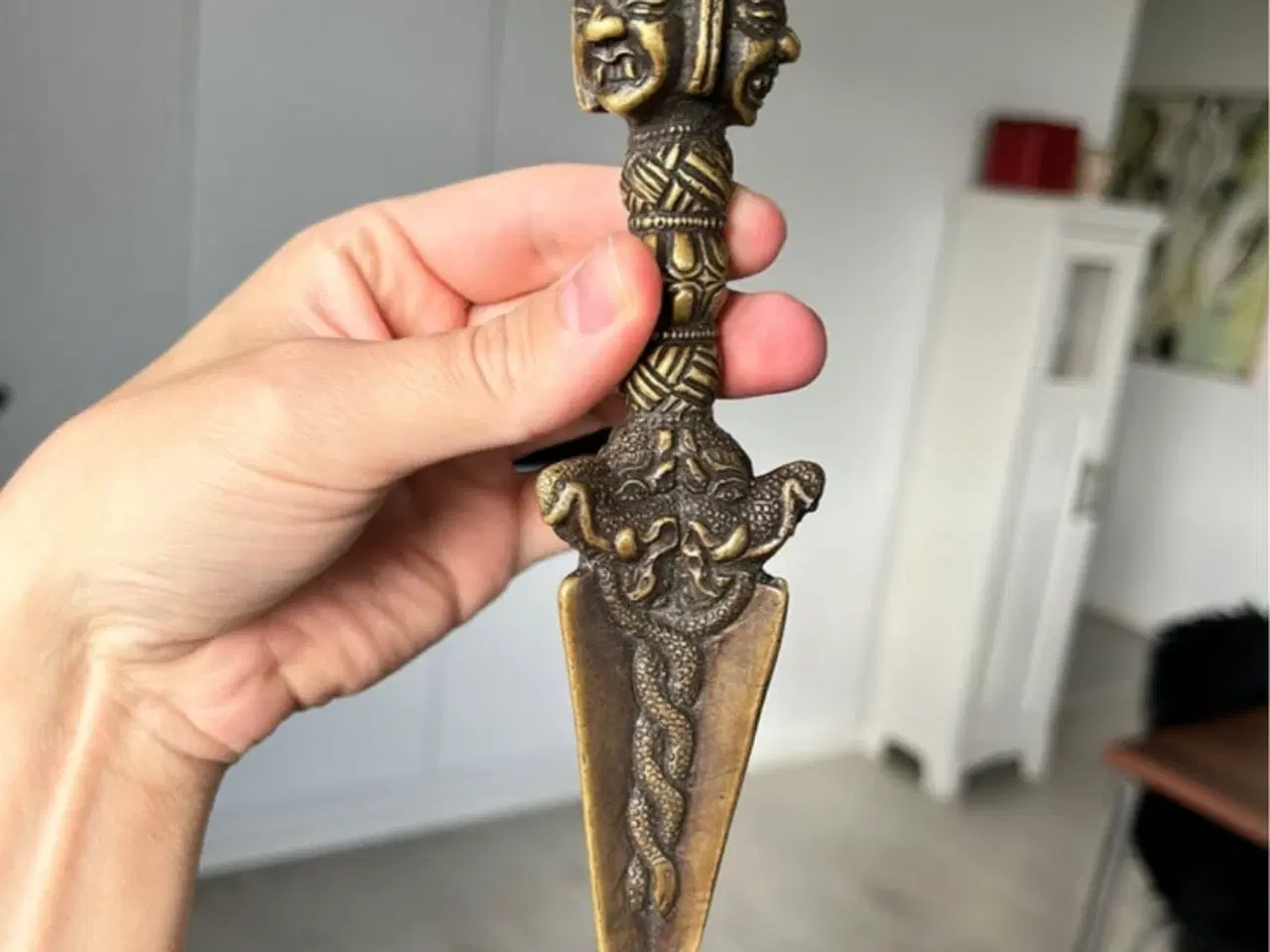 Billede 1 - PHURBA dagger dolk sjælden Tibet 