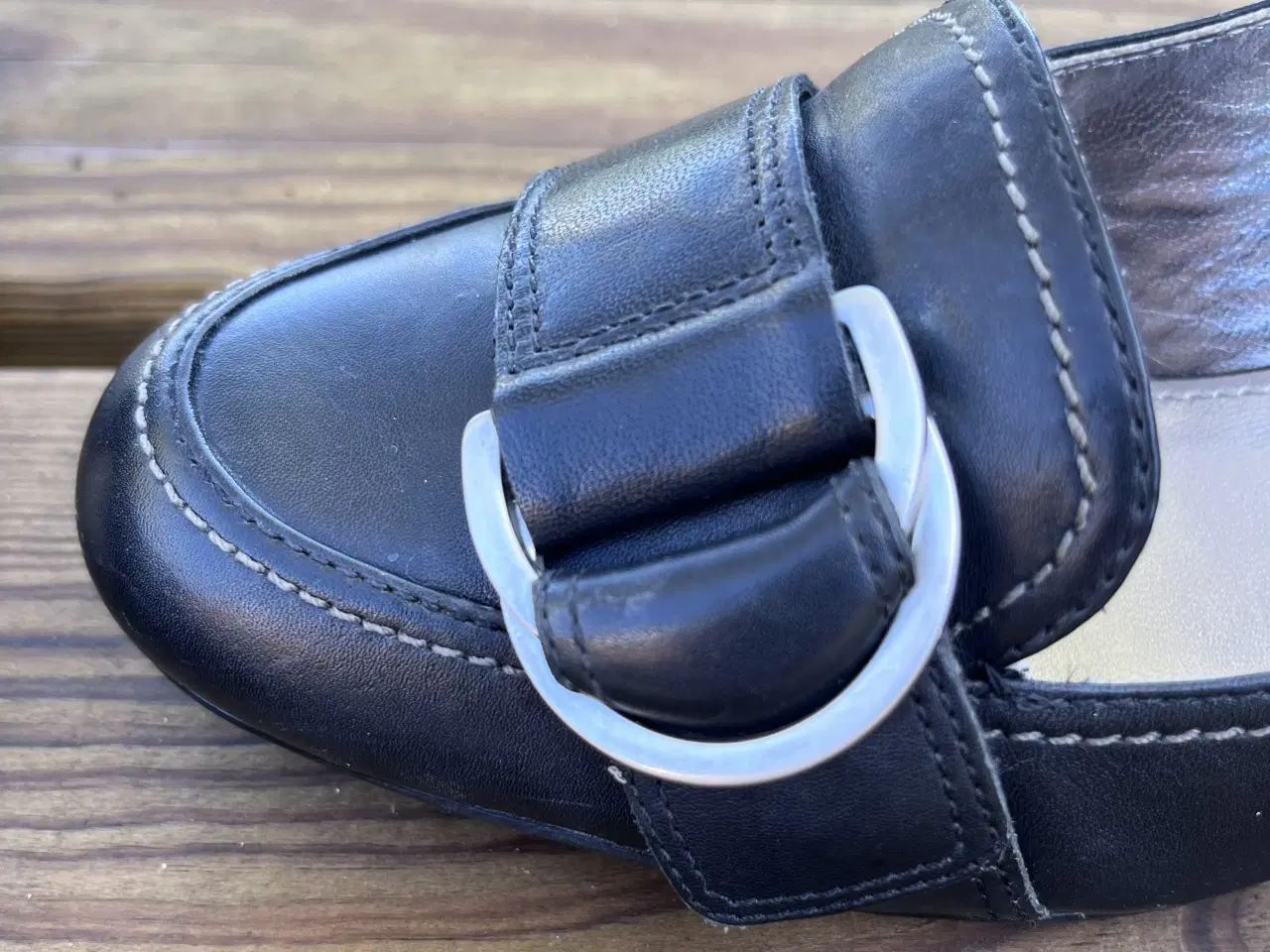 Billede 7 - Elegante ECCO læderpumps med sølvspænde – Str. 39