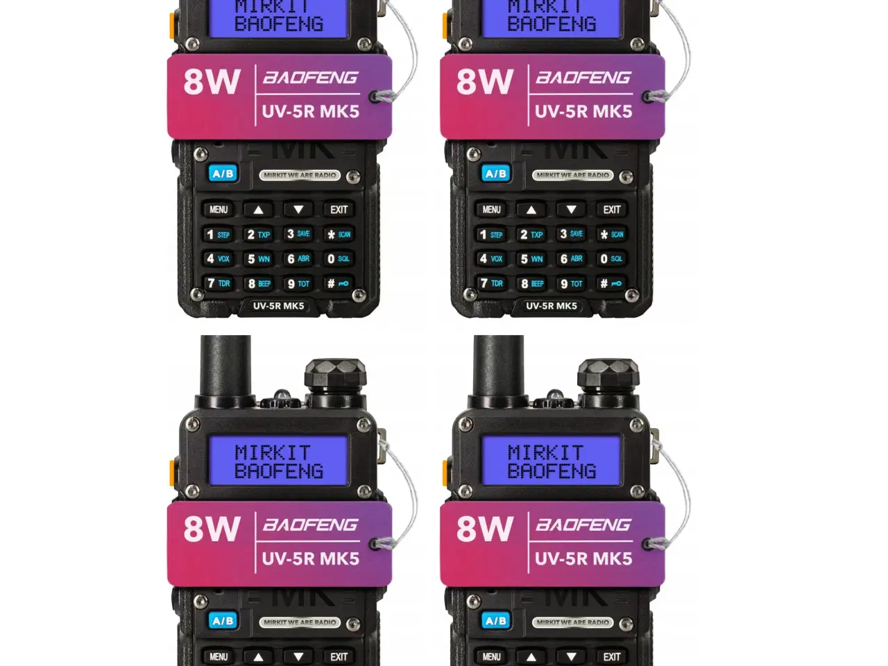 Billede 1 - NY! 4 x BaoFeng UV-5R MK5 8W MIRKIT