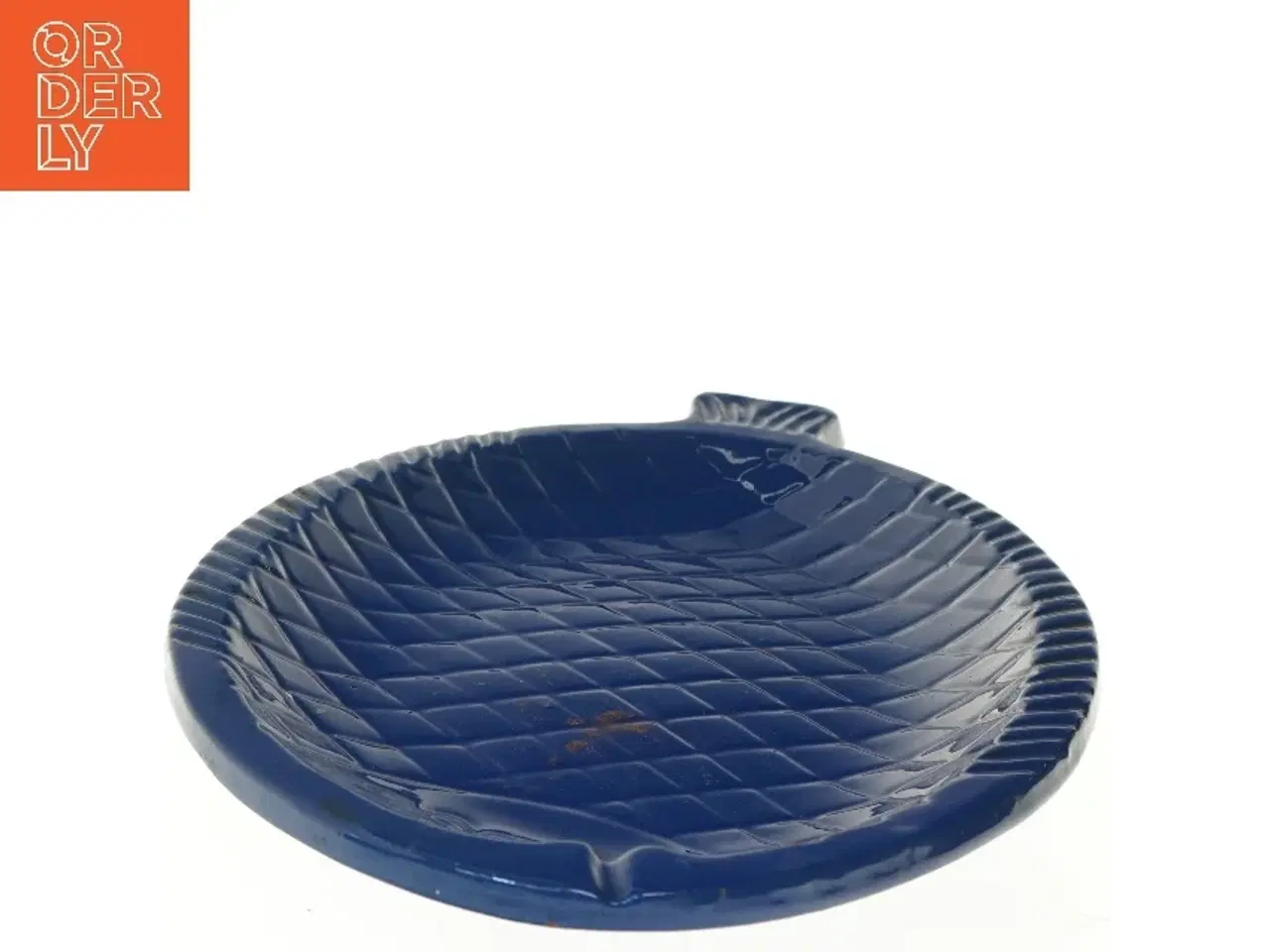 Billede 3 - Blåt fiskeformet fad (str. 42 cm)