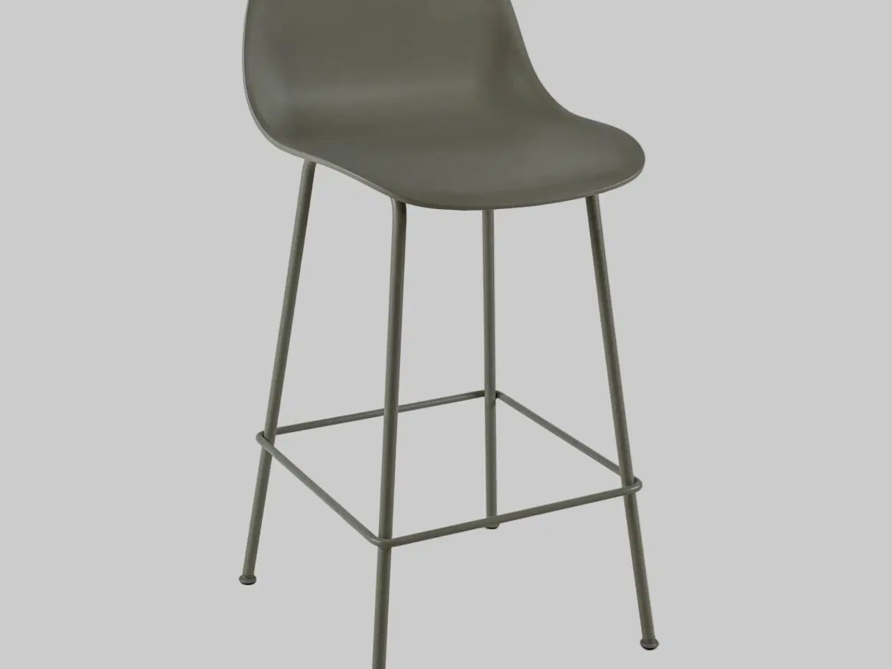 Billede 1 - Muuto Fiber Barstol – Grå SH 65cm
