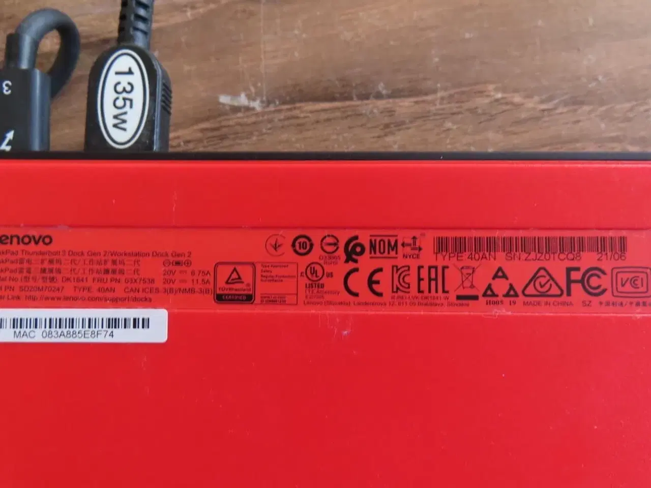 Billede 2 - Dockingstation LENOVO  THINKPAD