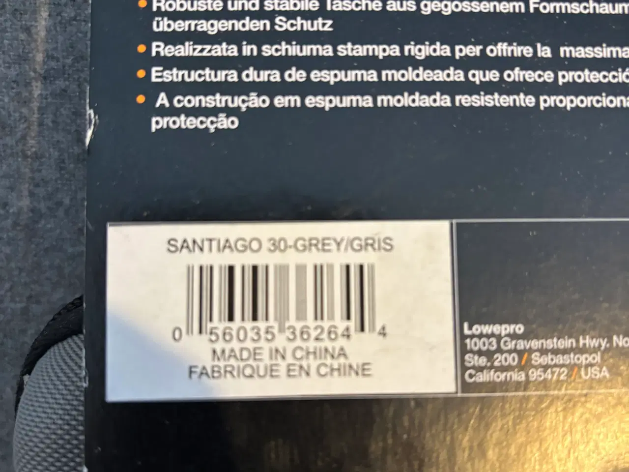 Billede 3 - Lowepro Santiago 30 kamerataske - Grå