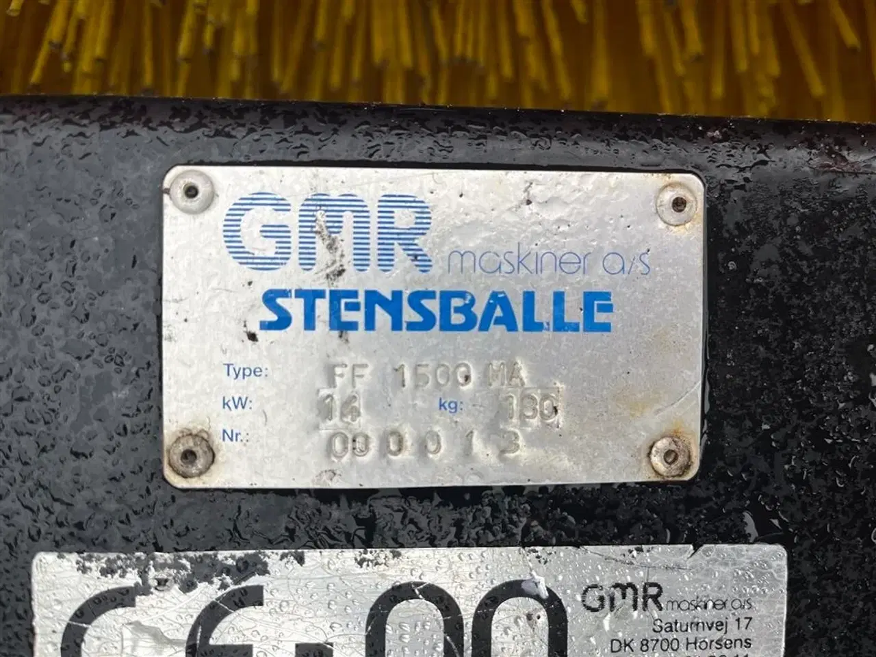 Billede 9 - - - - GMR Stensballe ff1500 MA 150cm mekanisk kost