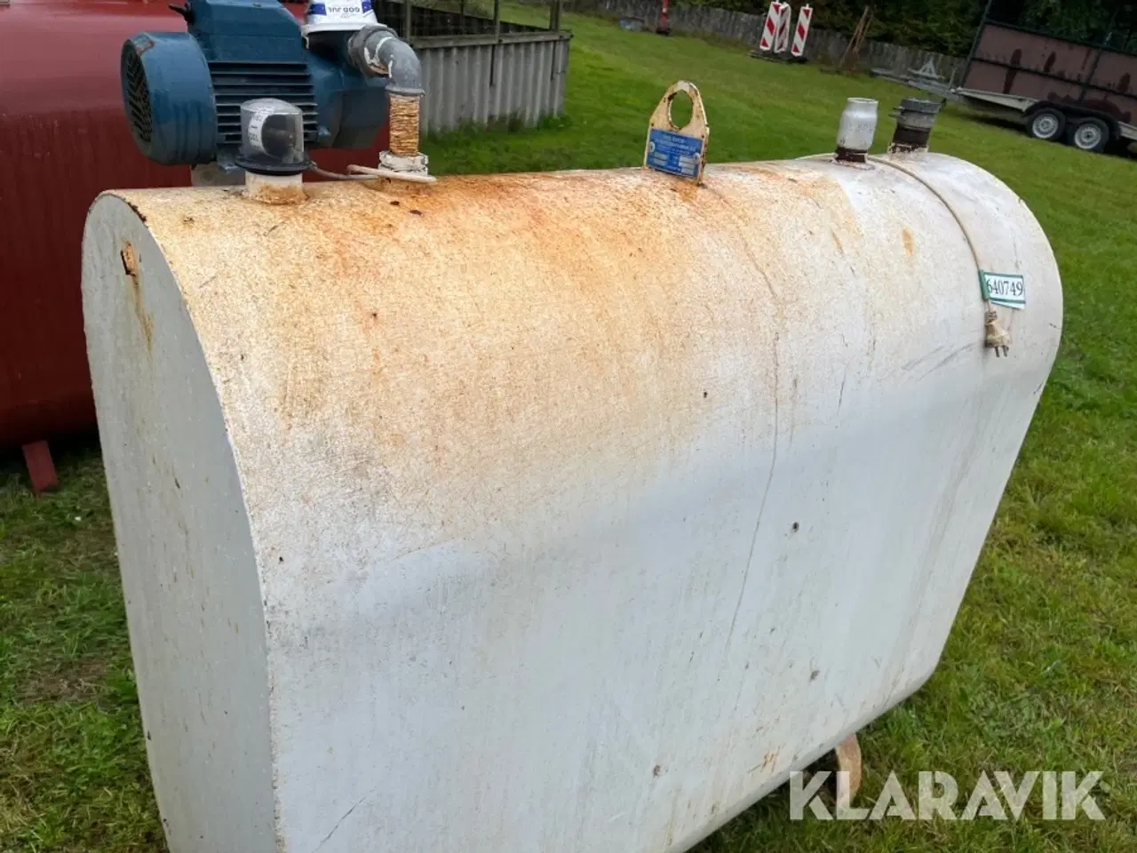 Billede 7 - Olietanke ES/KN Beholderfabrik 1200Liter 2 styk